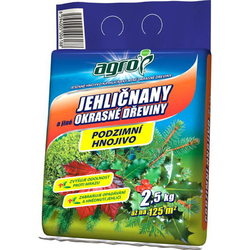 AGRO Podzimní hnojivo pro jehličnany 2,5 kg AGRO Podzimní hnojivo pro jehličnany 2,5 kg