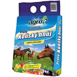 AGRO Koňský hnůj - 3Kg AGRO Koňský hnůj - 3Kg