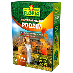 FLORIA Podzimní trávníkové hnojivo 2,5 kg FLORIA Podzimní trávníkové hnojivo 2,5 kg