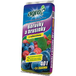 AGRO Substrát pro borůvky a brusinky 40 + 5L ZDARMA AGRO Substrát pro borůvky a brusinky 40 + 5L ZDARMA