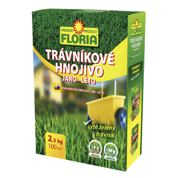 FLORIA Trávníkové hnojivo JARO - LÉTO 2,5 Kg FLORIA Trávníkové hnojivo JARO - LÉTO 2,5 Kg