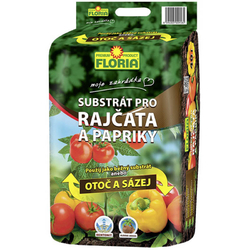 FLORIA Substrát na rajčata a papriky OTOČ A SÁZEJ 40L FLORIA Substrát na rajčata a papriky OTOČ A SÁZEJ 40L