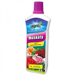 AGRO Kapalné hnojivo pro muškáty a jiné balkónové květiny 0,5 L AGRO Kapalné hnojivo pro muškáty a jiné balkónové květiny 0,5 L