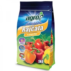 AGRO Organo-minerální hnojivo rajčata a papriky 1 kg AGRO Organo-minerální hnojivo rajčata a papriky 1 kg