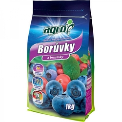 AGRO Organo-minerální hnojivo borůvky a brusinky 1 kg AGRO Organo-minerální hnojivo borůvky a brusinky 1 kg