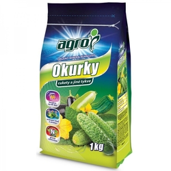 AGRO Organo-minerální hnojivo pro okurky, cukety a jiné tykve 1 kg AGRO Organo-minerální hnojivo pro okurky, cukety a jiné tykve 1 kg