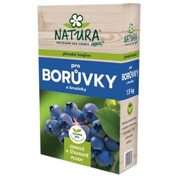 NATURA Přírodní hnojivo pro borůvky a brusinky 1,5 kg NATURA Přírodní hnojivo pro borůvky a brusinky 1,5 kg