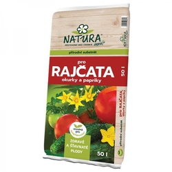 NATURA Substrát pro rajčata, okurky a papriky 50L NATURA Substrát pro rajčata, okurky a papriky 50L