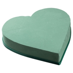 Aranžovací srdce plné 30 cm (Florex) - 2 ks Aranžovací srdce plné 30 cm (Florex) - 2 ks
