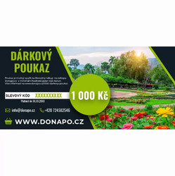 Dárkový pokaz 1000 Kč