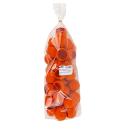 Dekorace - Bell cup 4-5 cm - oranžový 50 ks balení
