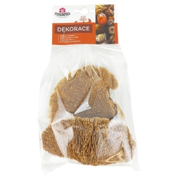Dekorace - Sponge mushroom natural 10-15 cm 2 ks balení