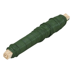 Drát vázací - polakovaný zelený 0,68 mm x 100 g