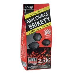Dřevěné brikety - 2,5 kg Dřevěné brikety - 2,5 kg