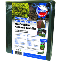 AGRO mulčovací netkaná textilie černá 1,6x10m AGRO mulčovací netkaná textilie černá 1,6x10m
