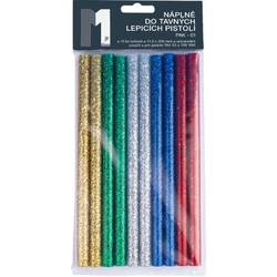 Náboje do tavné pistole třpitivé glitter (10 ks, 11,5 mm / 20 cm) Náboje do tavné pistole třpitivé glitter (10 ks, 11,5 mm / 20 cm)