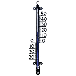 Teploměr venkovní - Plast černý (3101) - 27 cm