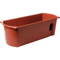 Truhlík samozavlažovací Flora - terakota 50 cm Truhlík samozavlažovací Flora - terakota 50 cm