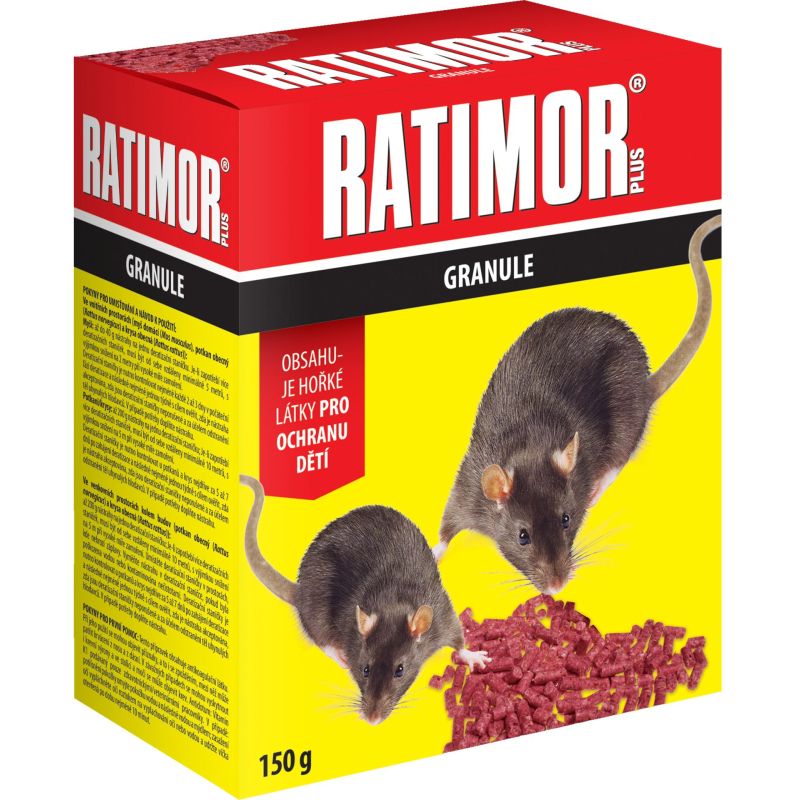 Ratimor Bromadiolon - granule 150 g krabička