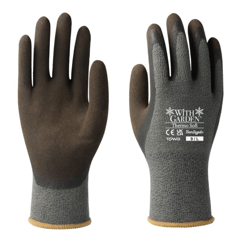 Rukavice Thermo Soft šedé vel. 11/XXL Rosteto