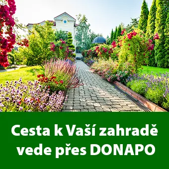 Cesta k vaší zahradě vede přes Donapo